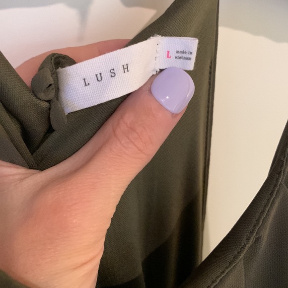 “Lush” Brand Green Dress - Picture 3 of 4